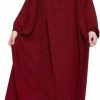 New khalat Khalat Islamic Women Prayer Dress 1Pc Lightweight Arab Bat Sleeve Abaya Modest Maxi Jilbab