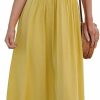 Wholesale CUPSHE Cupshe Women'S V Neck Twisted Sleeveless Cutout Beach Summer Maxi Dress Yellow, S