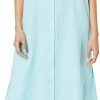 New The Drop The Drop Women'S Fiona Relaxed Linen Midi Shirt Dress