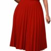 Online VERWIN Verwin Short Sleeve Round Neck Women'S Maxi Dress Pleated Plain Belt Dress