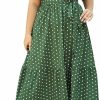 Best Celkuser Celkuser Womens Plus Size Short Sleeve V Neck Summer Boho Casual A-Line Floral Midi Dress With Pockets