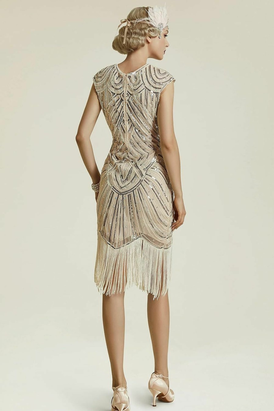 Hot BABEYOND Babeyond Women'S Flapper Dresses 1920S Beaded Fringed Great Gatsby Dress