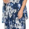 New Alex Evenings Alex Evenings Women'S Sleeveless Printed Chiffon Dress With Shawl