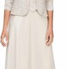 Online Alex Evenings Alex Evenings Women'S Two Piece Dress With Lace Jacket (Petite And Regular Sizes)