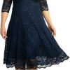 Wholesale Kiyonna Kiyonna Women'S Plus Size Special Occasion Mademoiselle Lace Cocktail Dress