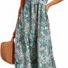 Clearance Dokotoo Dokotoo Women'S Summer Dresses Halter Neck Sleeveless Backless Flowy A Line Boho Maxi Dress