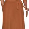 New Runwind Runwind Plus Size Dress For Women - 3/4 Sleeve V Neck Printing Maxi Dresses For Women (Xl-6Xl)