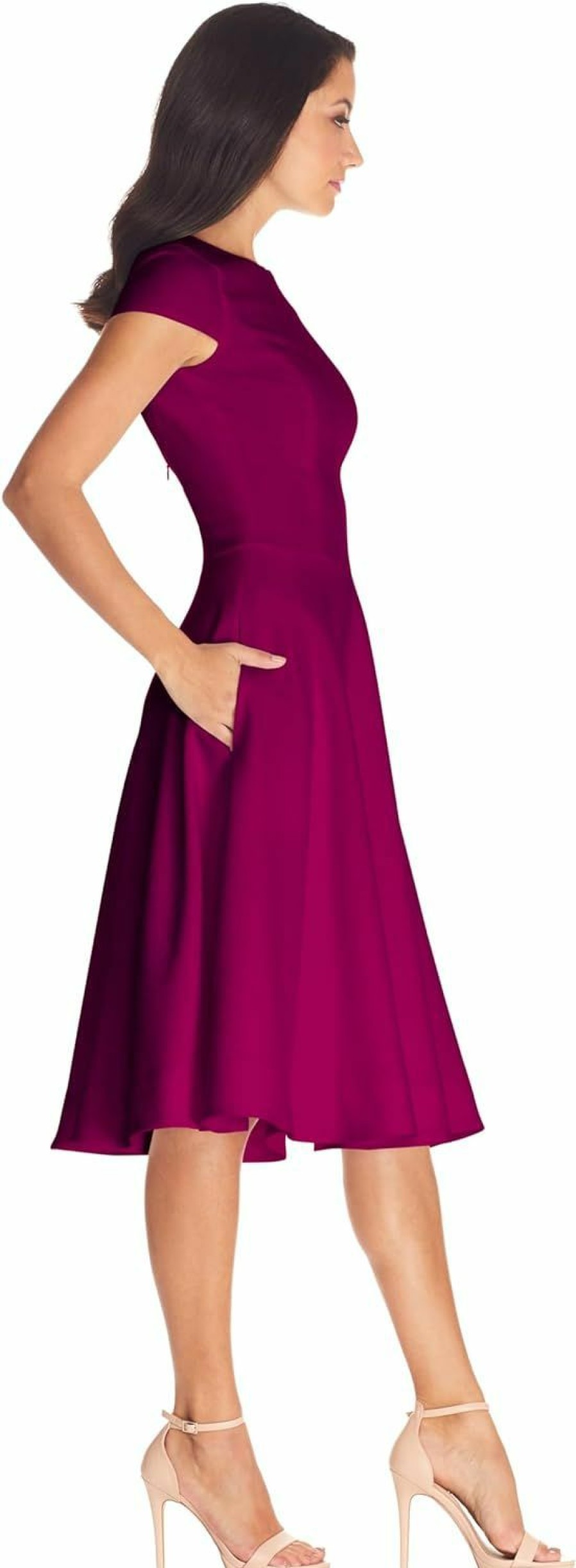 Online Dress the Population Dress The Population Women'S Livia Midi High Dress