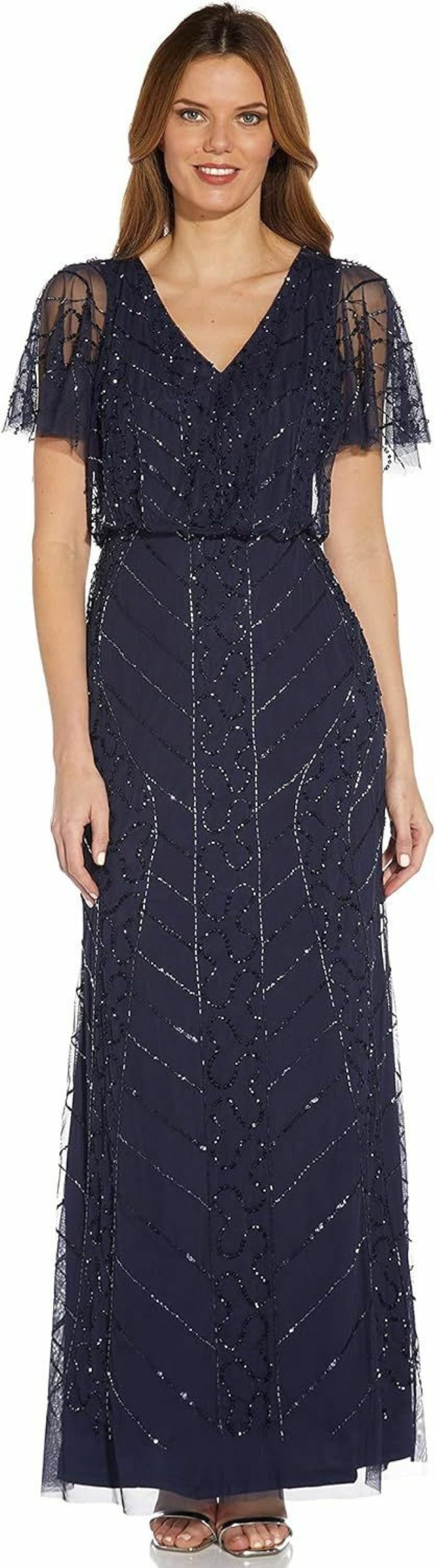 Online Adrianna Papell Adrianna Papell Women'S Beaded Blouson Dress