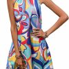 Best SOLY HUX Soly Hux Women'S Allover Print Halter Sleeveless Tunic Short Dress Summer Dresses