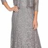 Best Alex Evenings Alex Evenings Women'S Long Lace Jacket Dress