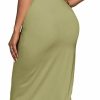 Hot Umenlele Umenlele Women'S Strapless Ruched High Waist Wrap Split Asymmetrical Beach Maxi Long Dress