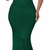 Wholesale JTNFairy Jtnfairy Women'S Sexy Ruffle Sleeveless One Shoulder Bodycon Dresses Classy Pencil Curvy Party Evening Long Formal Dress