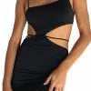 Hot Just Quella Just Quella Women'S Spaghetti Straps Club Bodycon Mini Dress