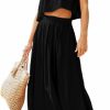 Best Dokotoo Dokotoo Dresses For Women 2 Piece Summer Outfits Crewneck Tops And Maxi Skirt Dress Sets