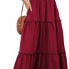 Wholesale Dokotoo Dokotoo Summer Dress Casual Womens Sleeveless Midi Dress With Pockets Pleat Long Tiered Maxi Dress