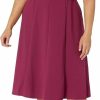 Best London Times London Times Women'S Short Sleeve Crepe Fit And Flare Midi With Waist Button Detail