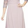 Wholesale Alex Evenings Alex Evenings Womens Long Lace Top Empire Waist Dress