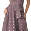 Hot levaca Levaca Women'S Short Sleeve Striped Casual Flowy Midi Belt Dress With Pockets