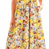 Online WICIWI Wiciwi Women'S Summer Dresses 2024 Spaghetti Straps Sleeveless Backless Flowy Loose Boho Floral Print Long Beach Dress