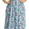 New ALLEGRACE Allegrace Women Plus Size Dress Summer Boho Short Sleeve Casual Party Beach Maxi Dresses