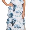 Clearance S.L. Fashions S.L. Fashions Women'S Long Scoop Neck Ruffle Tiered Dress