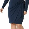 New Amazon Essentials Amazon Essentials Women'S Long Sleeve Classic Wrap Dress (Available In Plus Size)