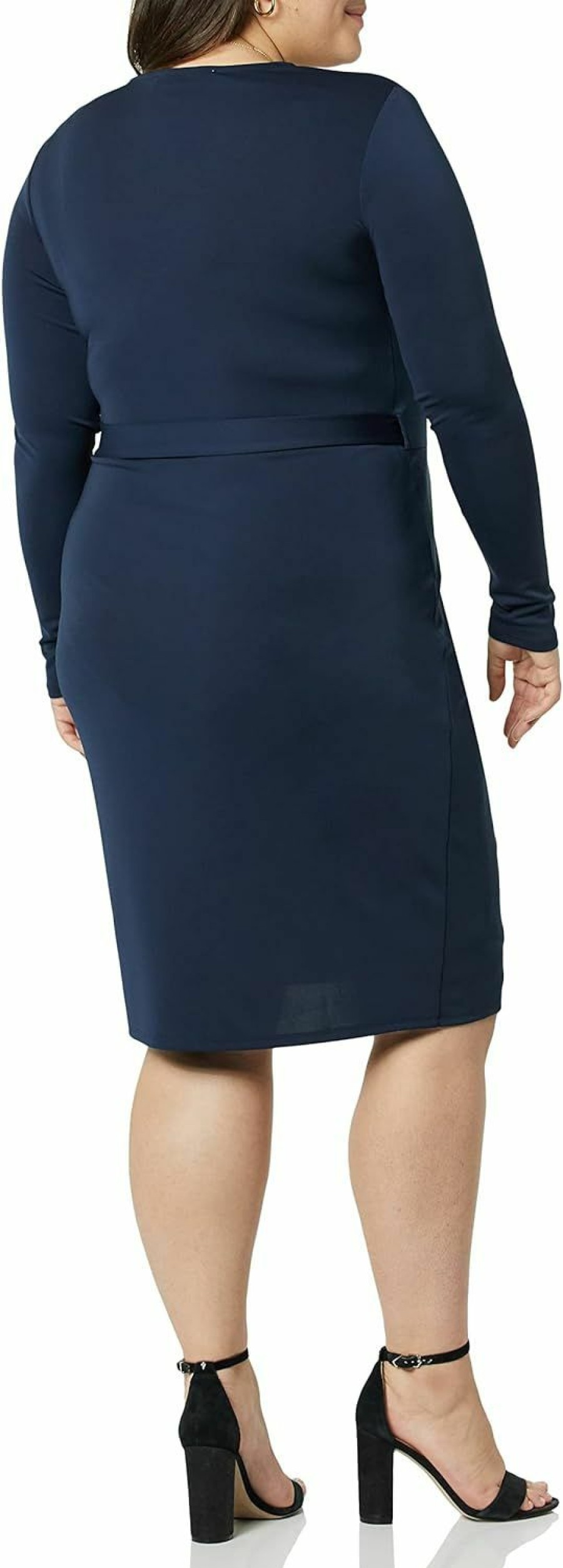 New Amazon Essentials Amazon Essentials Women'S Long Sleeve Classic Wrap Dress (Available In Plus Size)