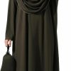 Clearance ihvan online Ihvan Online Muslim Dresses For Women, Prayer Dress, Islamic Hijab Abaya, One-Piece Long Sleeve Islamic Prayer Dress