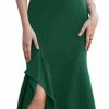 Best GRACE KARIN Grace Karin Women'S Long Formal Dresses Sleeveless V Neck Cocktail Wedding Guest Dresses Mermaid Ruffle Party Prom Maxi Dress