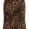 Clearance Floerns Floerns Women'S Leopard Print Draped Collar Spaghetti Strap Cami Long Dress