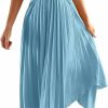 Online PRETTYGARDEN Prettygarden Women'S Summer Long Satin Dress One Shoulder Sleeveless Ruched Twist Flowy Maxi Dresses