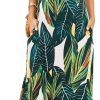 Hot Supnier Supnier Women'S Summer Maxi Dress Casual V-Neck Sleeveless Bohemian Spaghetti Strap Floral Long Maxi Dress With Pockets