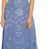 Best Adrianna Papell Adrianna Papell Women'S Beaded Ankle Length Dress