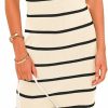 Hot PRETTYGARDEN Prettygarden Women'S Summer Dresses 2024 Collar V Neck Sleeveless Midi Dress Causal Stripes Ribbed Knit Bodycon Dresses